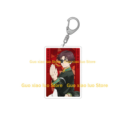 Wind Breaker character Hayato Suo Toma Hiragi Ren Kaji Jo Togame Haruka Sakura square Acrylic keychain Bag pendant Anime Toy
