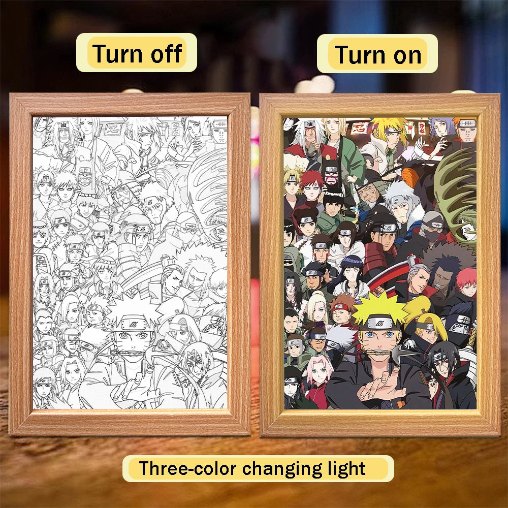 Naruto Sasuke LED Lamp