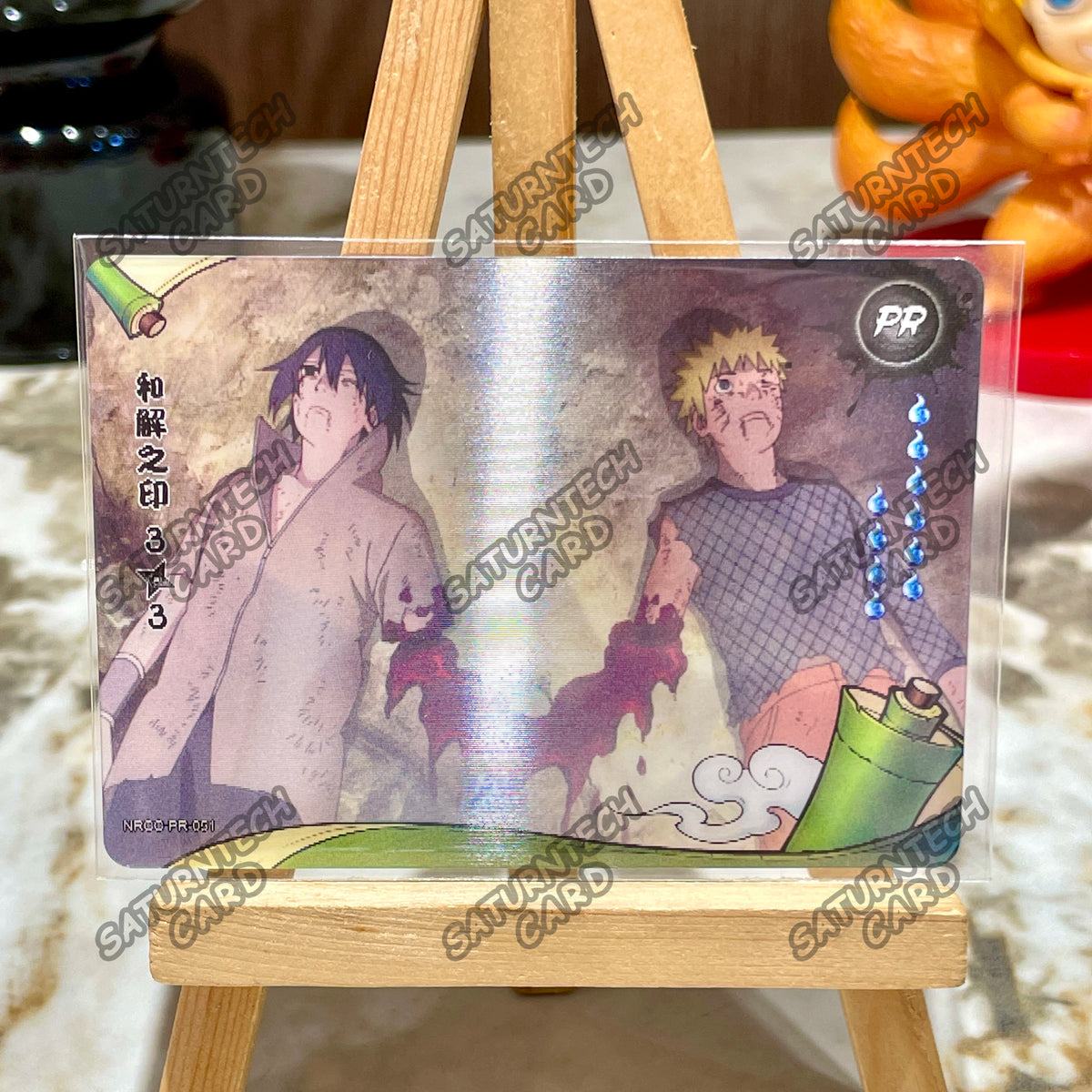Genuine Kayou Naruto PR Promo Card 39-70 Uchiha Sasuke Rare Anime Collectible Single Trading Cards Collection Game Kids Birthday