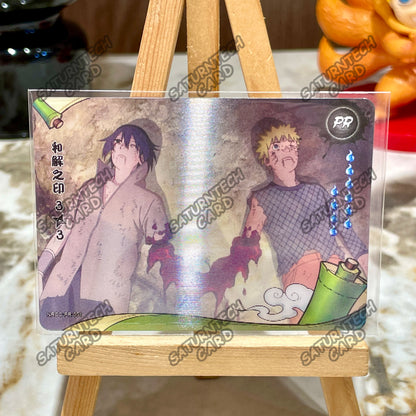 Genuine Kayou Naruto PR Promo Card 39-70 Uchiha Sasuke Rare Anime Collectible Single Trading Cards Collection Game Kids Birthday