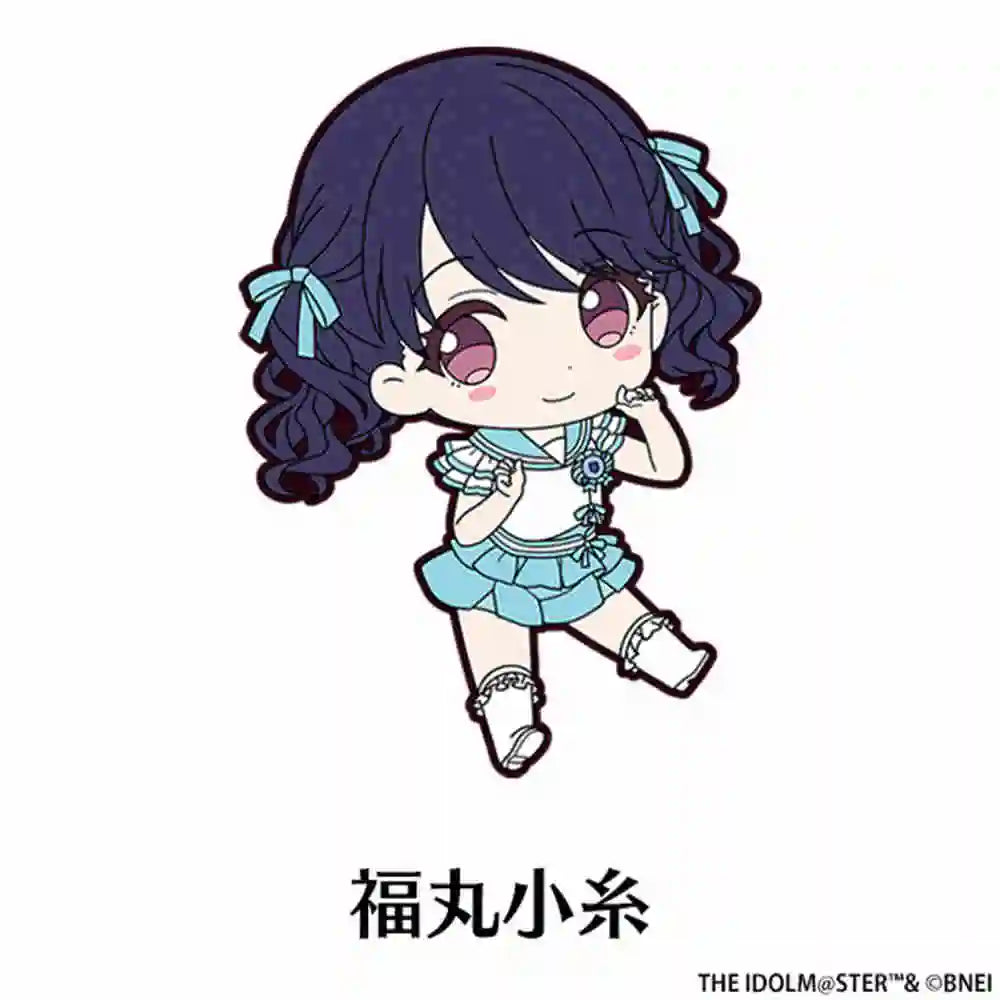 Anime Fans Gifts TTHE IDOLM@STER  Cute Kawaii HD Character Shimamura Uzuki Acrylic Keychain Decoration About 6cm