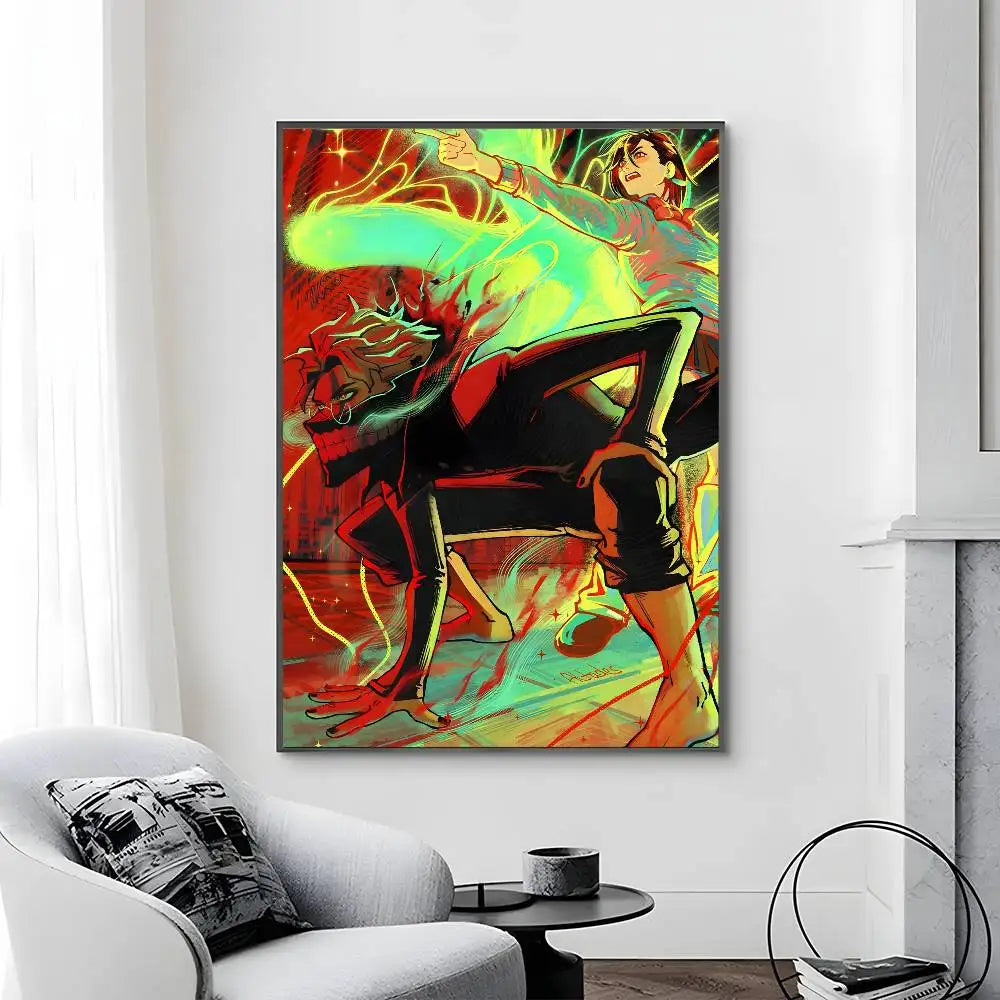 Dandadan Sixth Canvas Poster