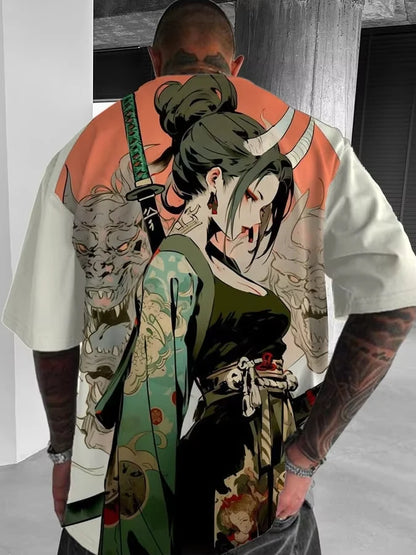 Japanese Anime Style Girl T-Shirt