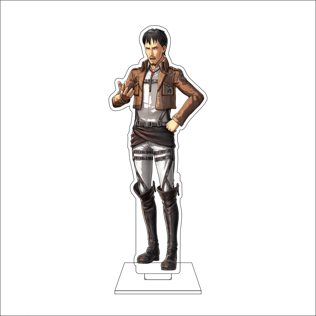 16CM Anime Attack on Titan Cosplay Acrylic Figure Stand Plate Eldo Gin Floch Forster Ornaments Gifts