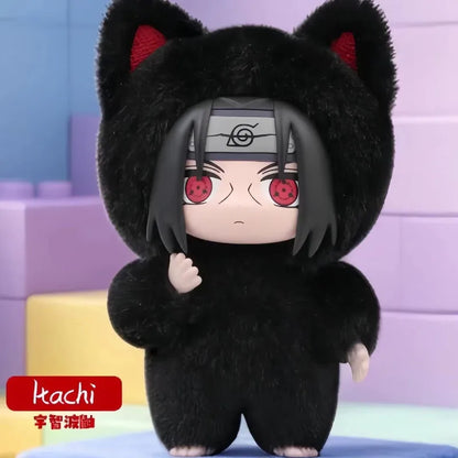 In Stock Genuine EAKI Naruto Shippuden KittenLand Vinyl Series Third Blind Box Plush Figurine Model Toys Collection Present