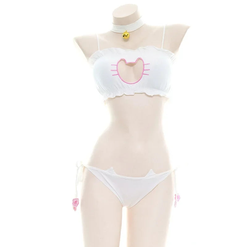 Anime Girl Cat Paw Bikini
