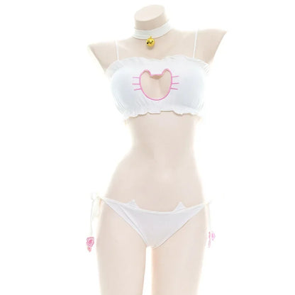 Anime Girl Cat Paw Bikini