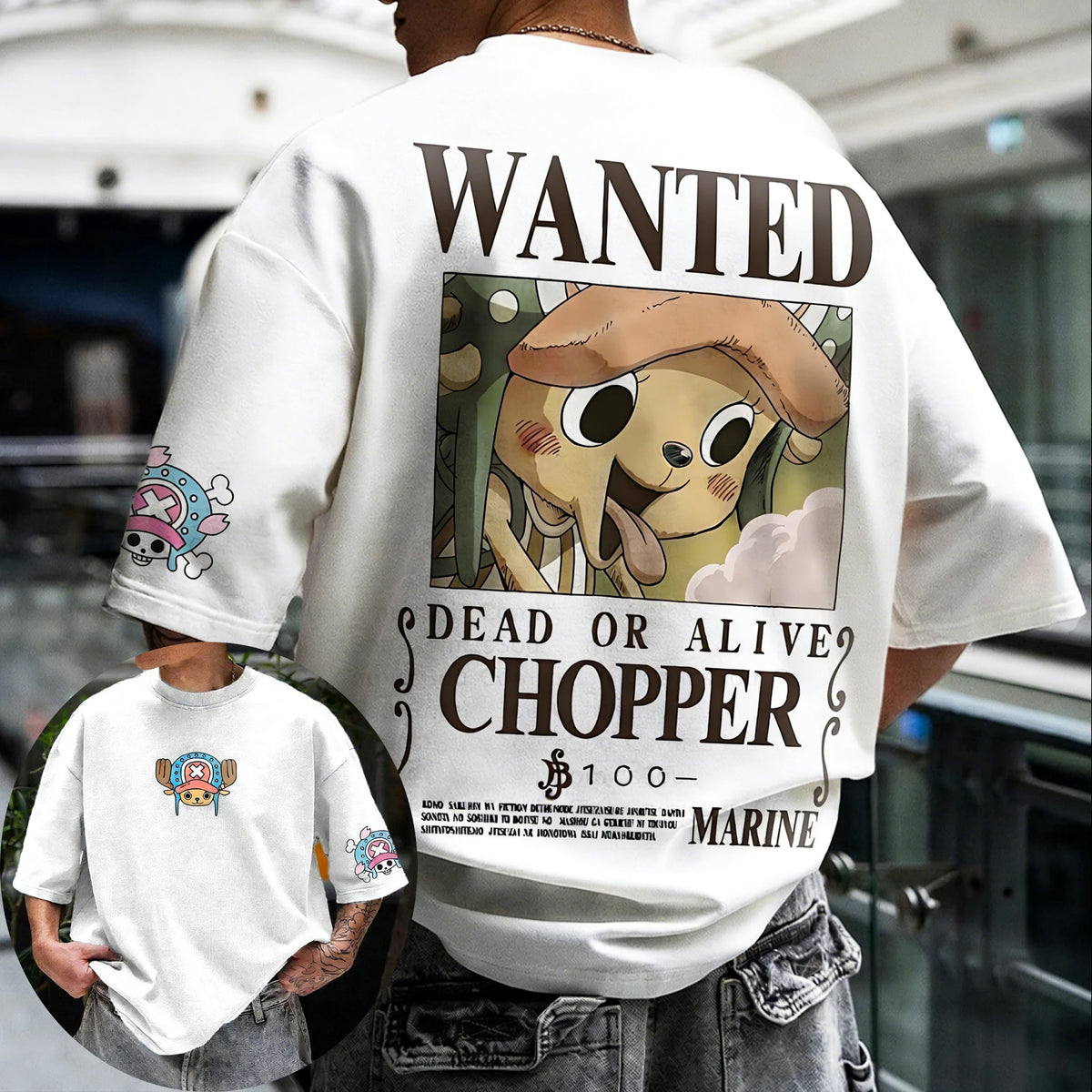 ONE PIECE Anime Chopper Joint Cotton T-shirt 2026 Summer New Men's and Women's Loose Casual Street Hip Hop Short Sleeved Top