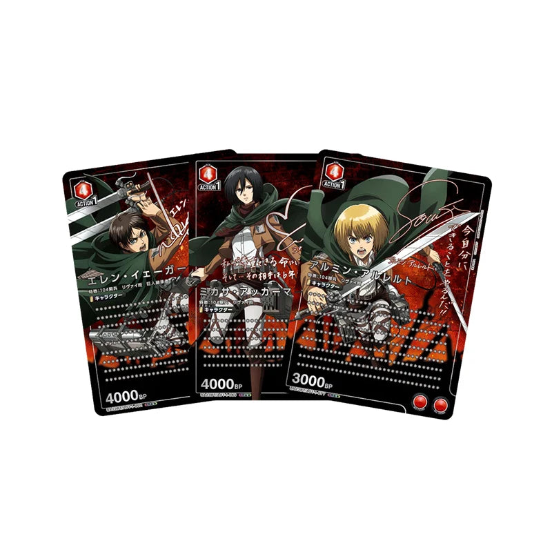 BANDAI Union Arena Attack on Titan UA23BT Booster Japanese Anime TCG Collection Card