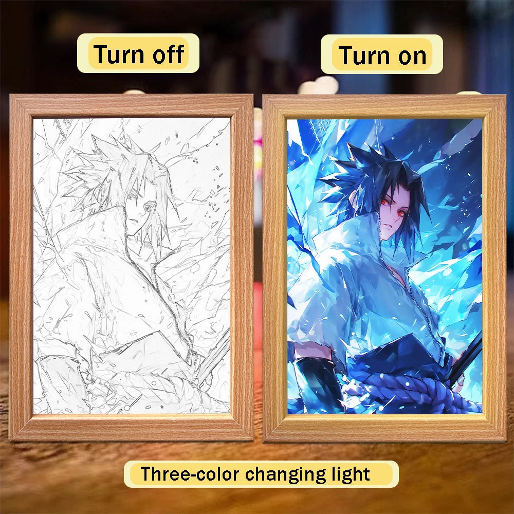 Naruto Sasuke LED Lamp