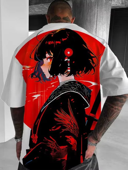 Japanese Anime Style Girl T-Shirt
