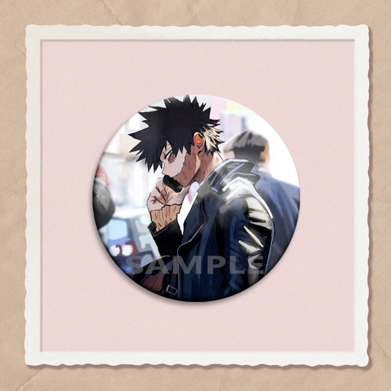 My Hero Academia Dabi Button Pin