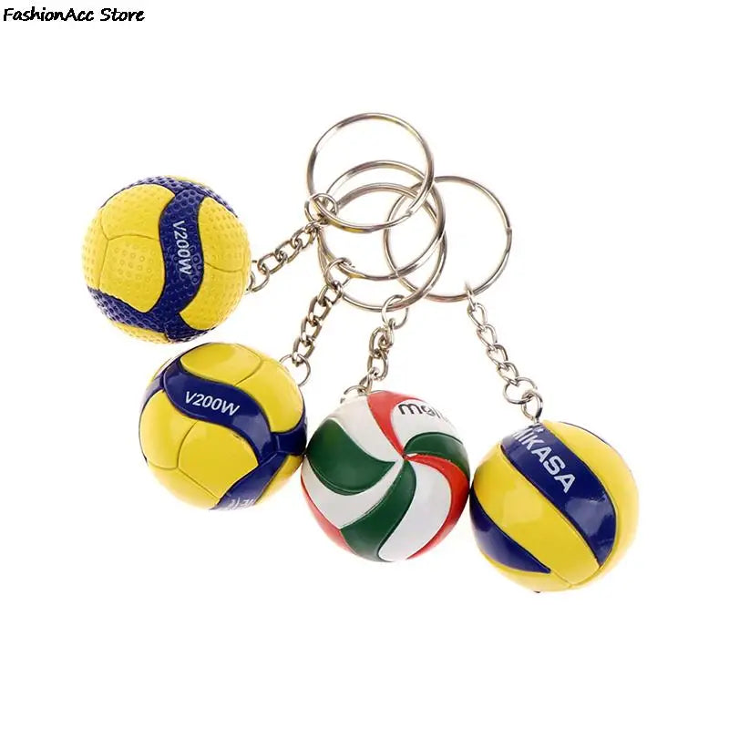 Volleyball PVC Keychain