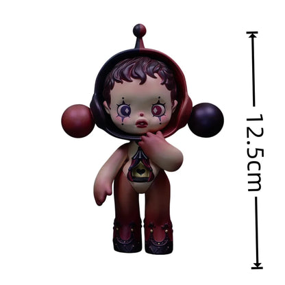 Pop Mart Skullpanda Bjd Nana Figures Baby Series Flower Blooming Figure  Pink Green SP Art Toy Limited Dolls Surprise Toy Gift