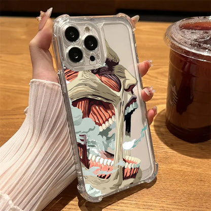 Attack On Titan Clear Phone Case