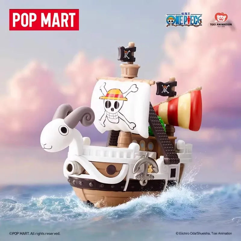 POPMART ONE PIECE THE GRAND LINE SERIES VEHICLES Blind Box Guess Bag Toys Doll Cute Anime Figure Desktop Ornaments Collection