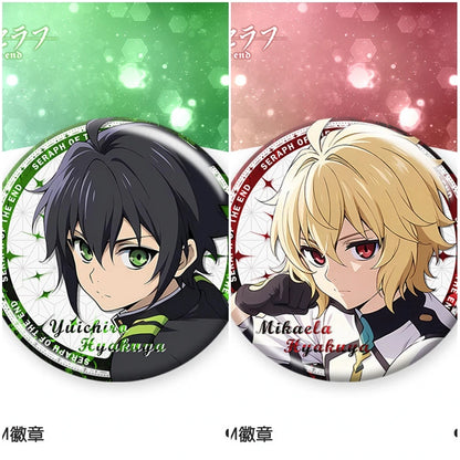 Seraph Of The End Yuichiro Mikaela Badge Pin