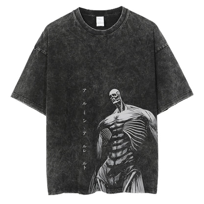 Harajuku Anime Attack on Titan Levi Ackerman Print Tee