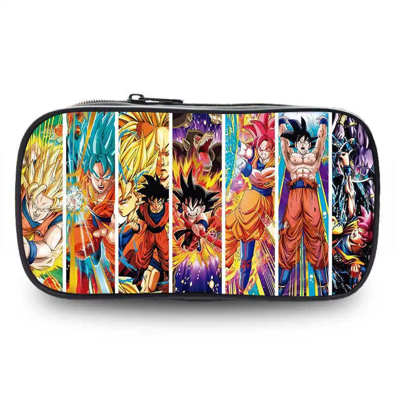 Dragon Ball pencil case cartoon anime merchandise durable Oxford cloth stationery box student study supplies printed storage bag