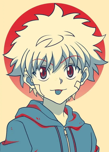 Hunter X Hunter Retro Canvas