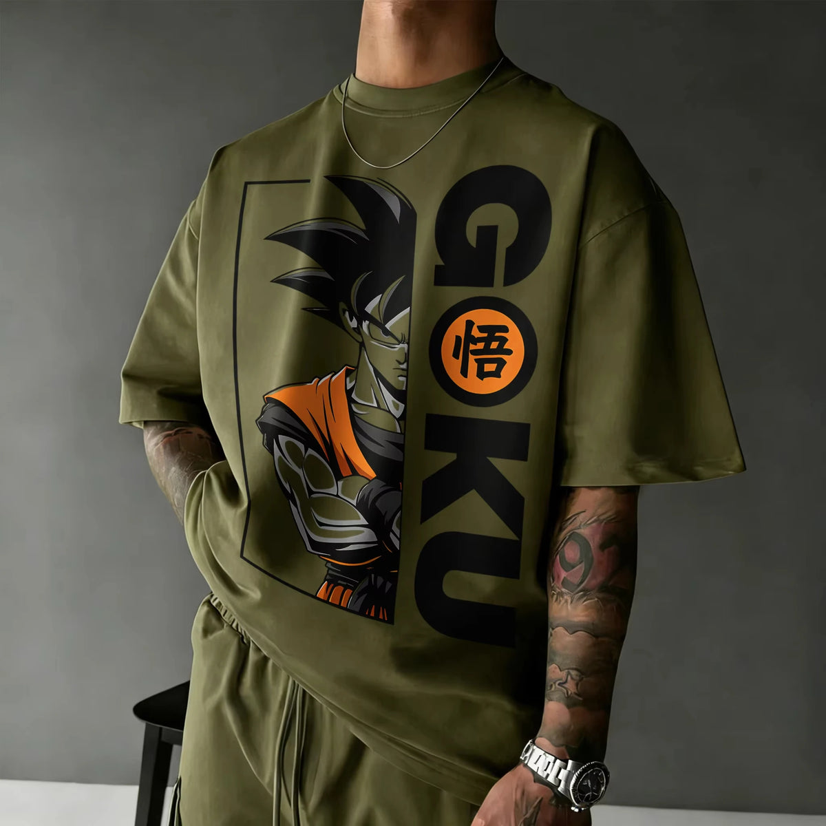 2026 New Summer Dragon Ball 40th Anniversary Wukong 100% Cotton Anime Printed T-shirt Extra Size Casual Streetwear Unisex Y2k