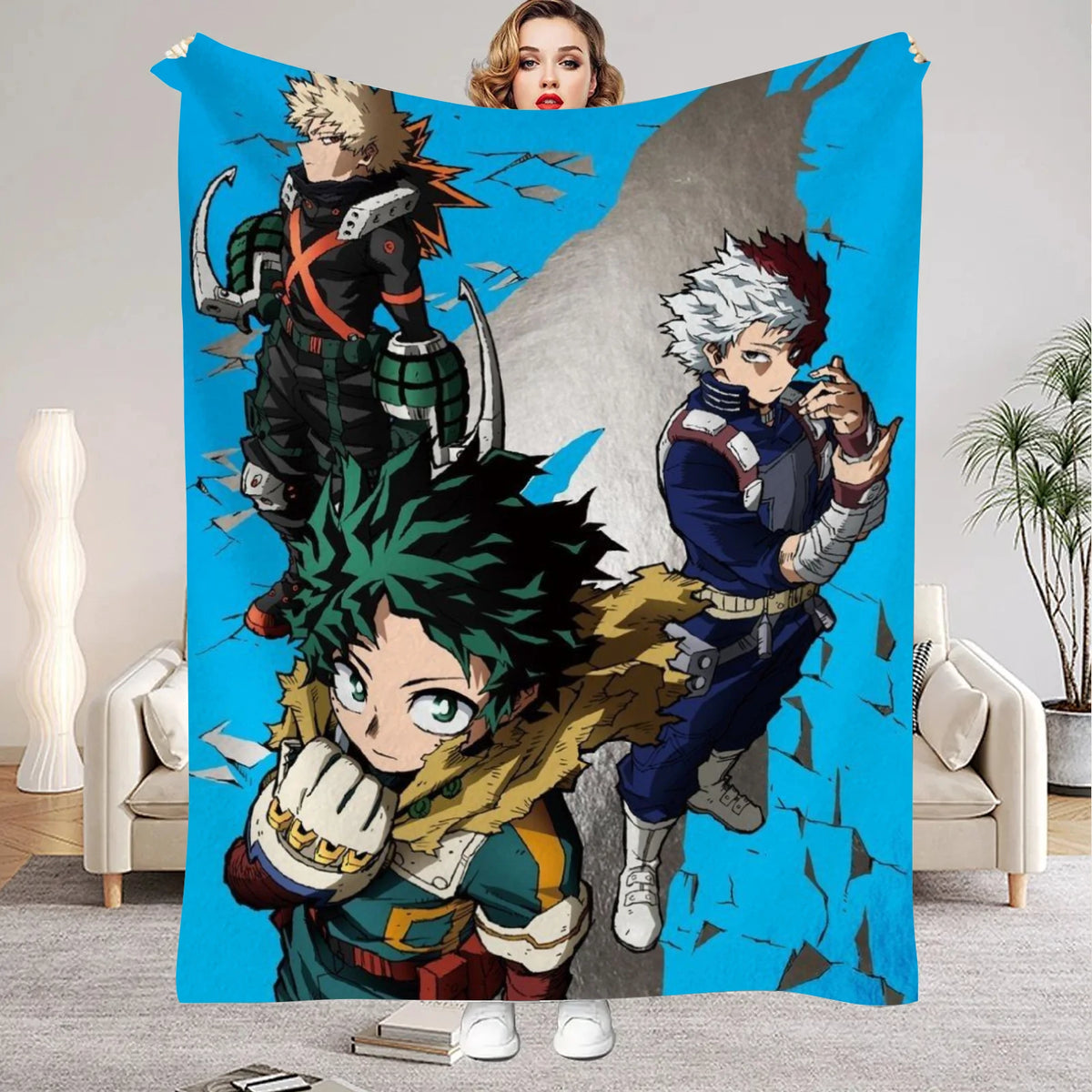 My Hero Academia Flannel Blanket