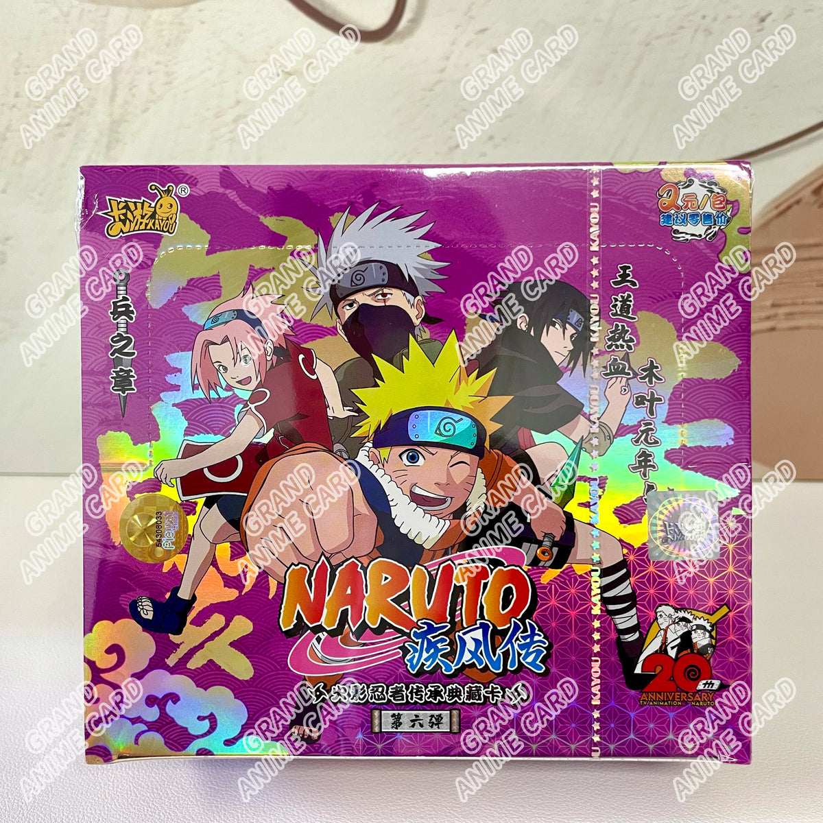 KAYOU Genuine Naruto Cards T2W9 T4W8 Booster Box Anime TCG Rare SE BP CR MR Ninja World Fight Chapter Collection Kids Toy Gift