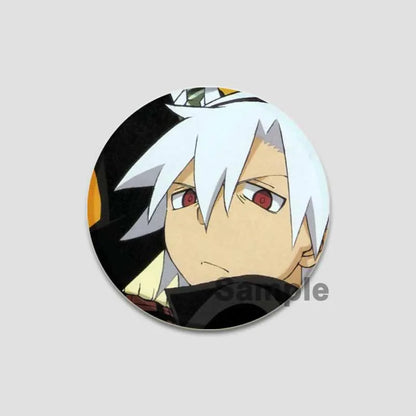 58/44/32mm Anime Soul Eater Round Pins Cartoon Badges