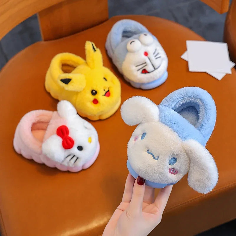 Pokemon Pikachu Plush Slippers