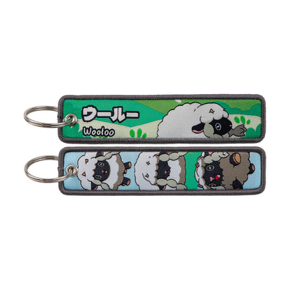 Anime Cute Animals Keyring