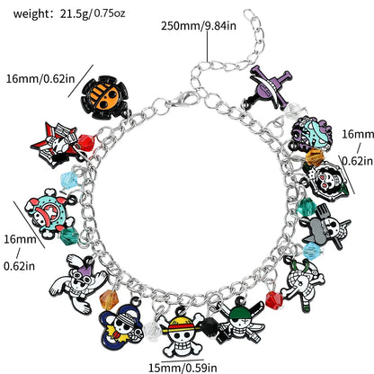 One Piece Luffy Charm Bracelet