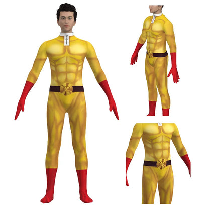 One Punch Man Saitama Bodysuit