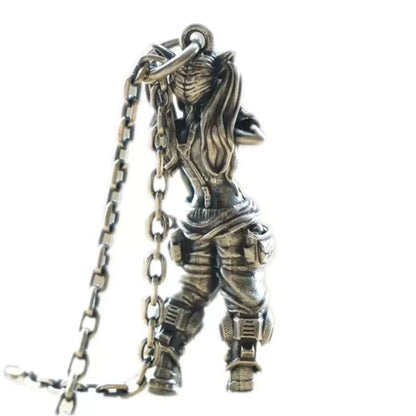 Anime Mecha Girl Pendant Necklace