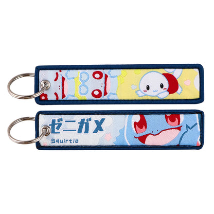 Anime Game Embroidery Keychain