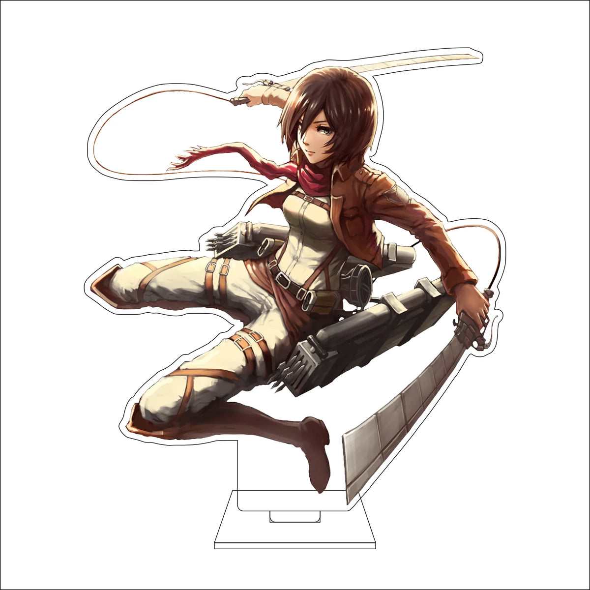 16CM Anime Attack on Titan Cosplay Acrylic Figure Stand Plate Ymir Sasha Braus Conny Springe Ornaments Gifts