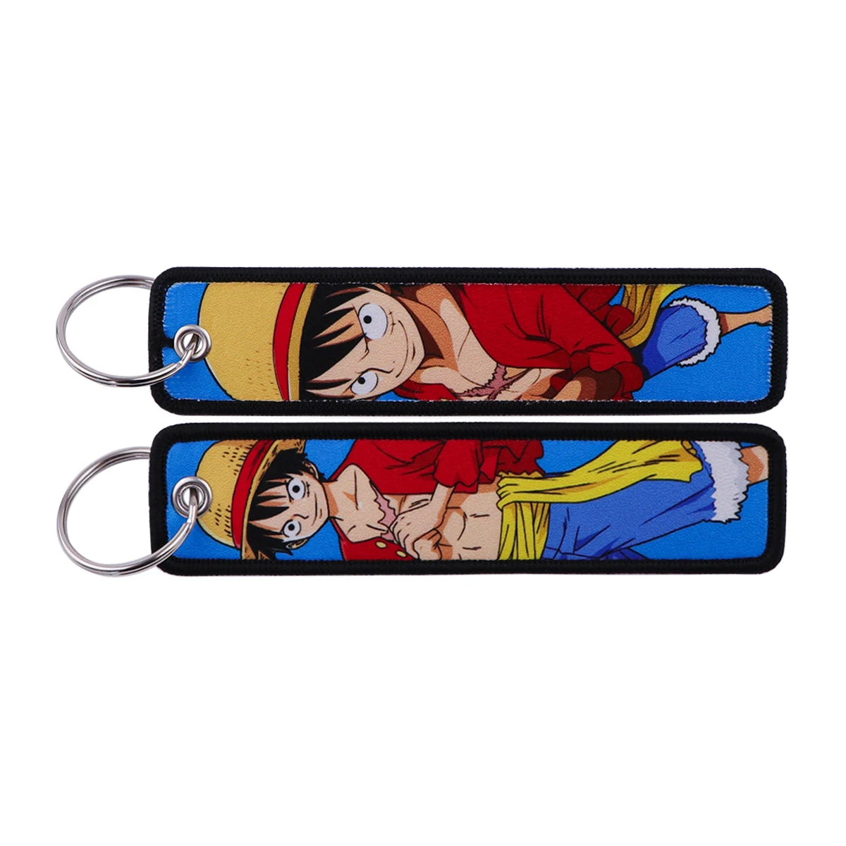Anime Embroidery Keychain