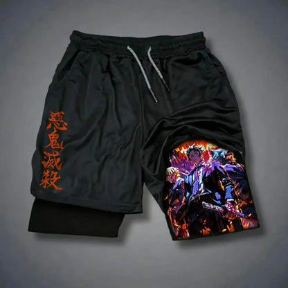 Demon Slayer Tokitou Muichirou Sports Shorts