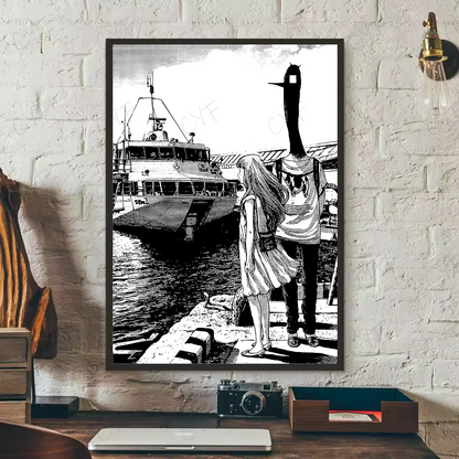 Goodnight Punpun Poster Wall Art