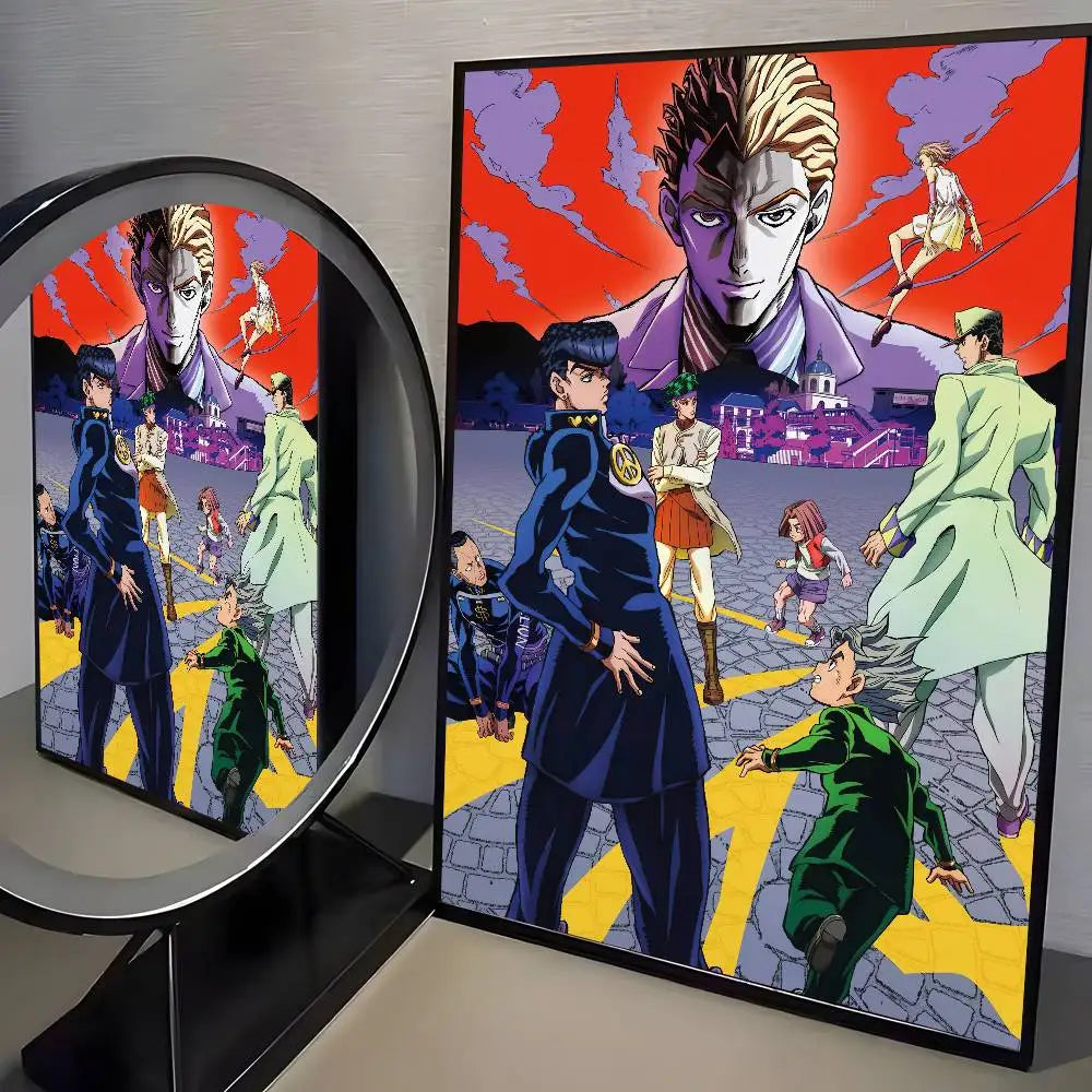 JoJo’s Bizarre Adventure Retro Canvas