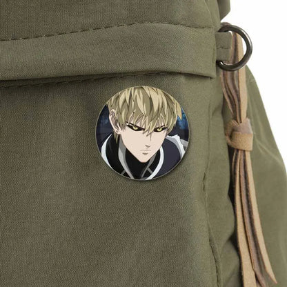 One Punch Man Saitama Button Pins
