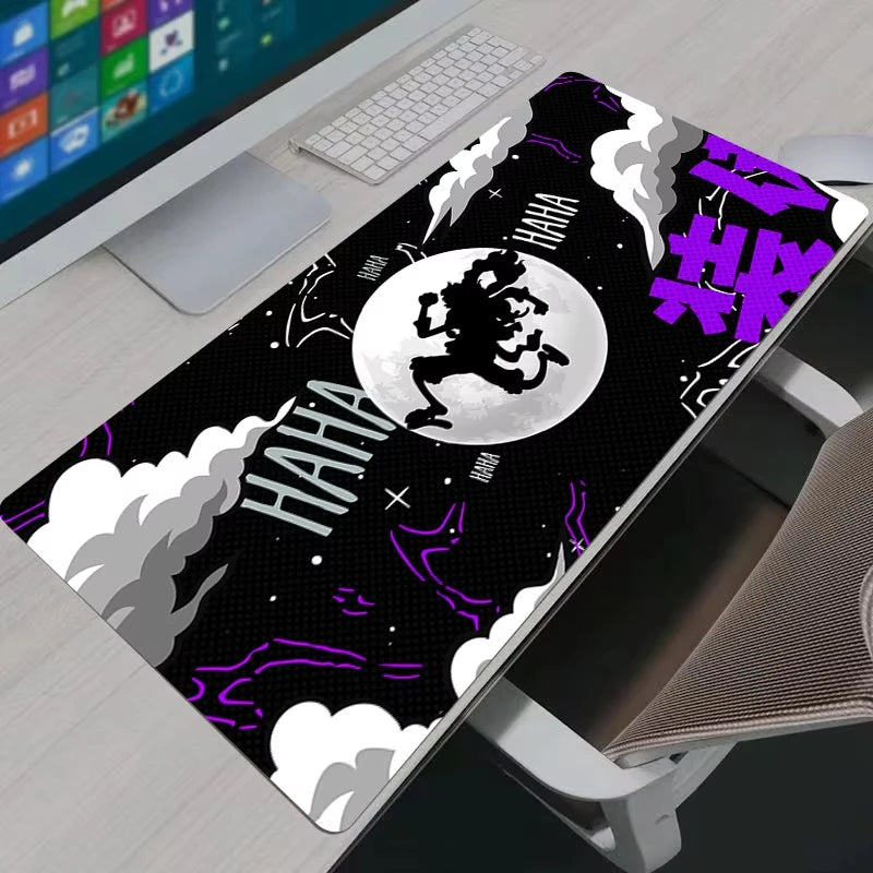 Mouse Pad Computer Laptop Keyboard Mouse Mat Game Anime One Piece Logo Large Mousepad Keyboards Gamers Decoracion Desk Mat
