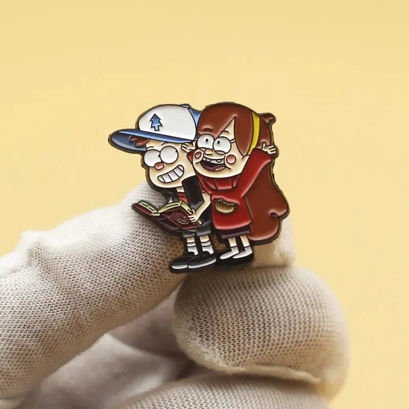 EUROPE Fantasy Funny Anime Enamel Lapel Pin Gravity Collect Badge