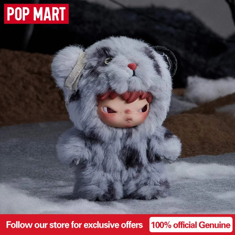 POP MART Genuine Hirono Road Journal Series Vinyl Face Blind Box Plush Doll Pendant Decoration Collection Christmas Gift Toys