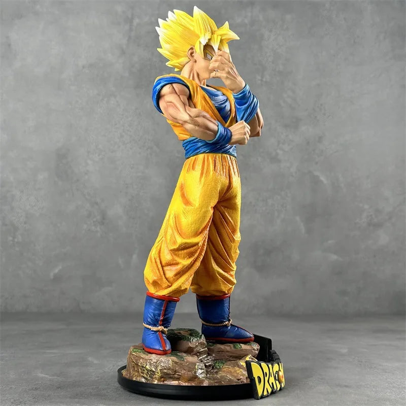 32cm Anime Dragon Ball Z Super Saiyan Son Goku VS Vegeta Relation Ver. GK PVC Action Figure Statue Collection Model Toys Doll