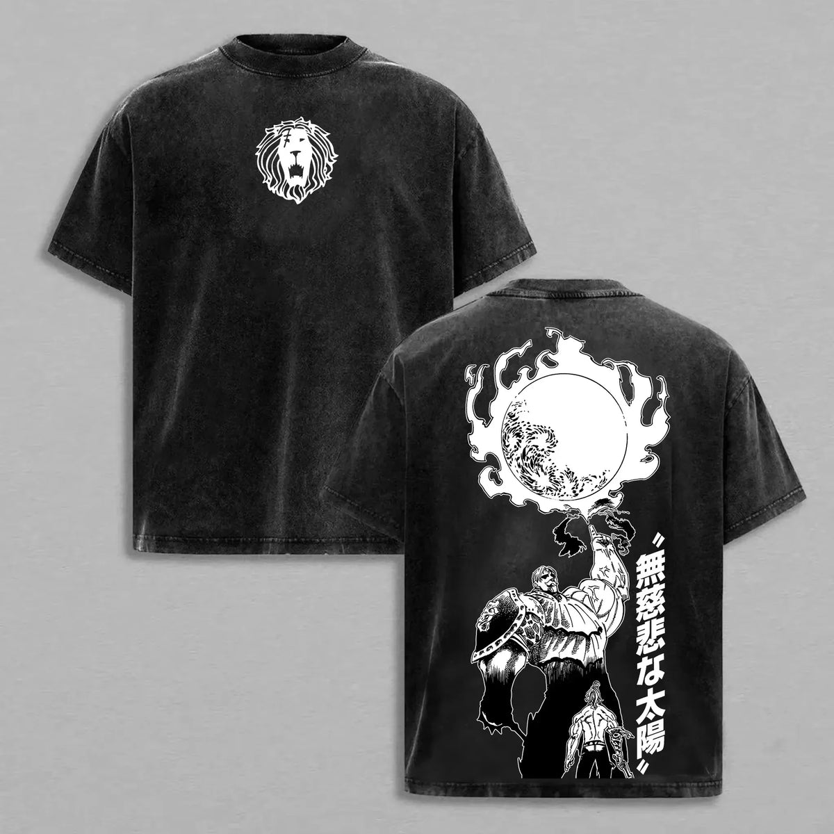The Seven Deadly Sins Escanor Vintage Washed T-Shirt