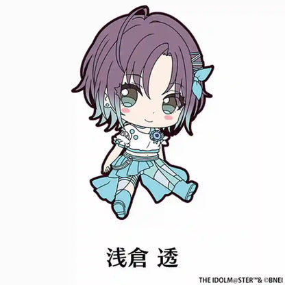Anime Fans Gifts TTHE IDOLM@STER  Cute Kawaii HD Character Shimamura Uzuki Acrylic Keychain Decoration About 6cm