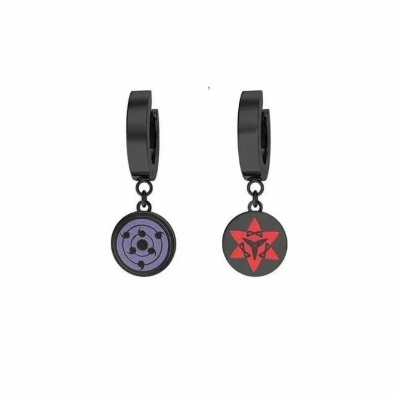 New NARUTO Uzumaki Naruto Animation Peripheral Cartoon Joker Earrings Gift Creative Secondary cosplay Niche Ear Buckle Wholesale
