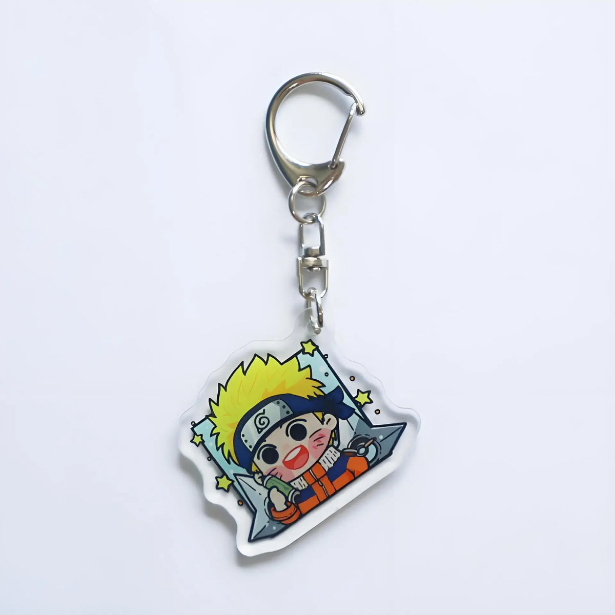 Q Version Acrylic Character Keychain Anime Decoration Collection Lovely Gift for Hinata Hyuga Naruto Uzumaki Gaara Sasuke Uchiha