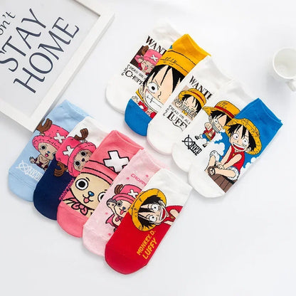 One Piece Luffy Boat Socks