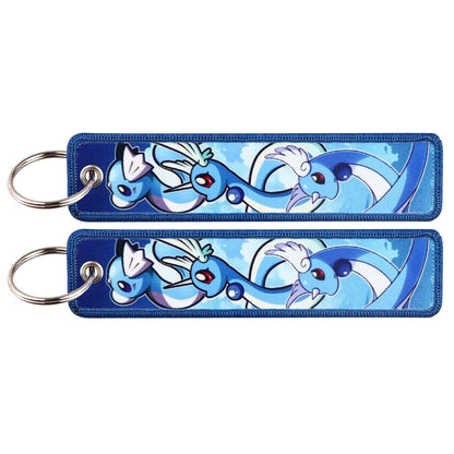 Anime Game Embroidery Keychain